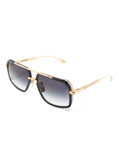DITA pilot-frame gradient sunglasses outlook