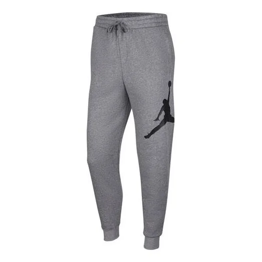 Air Jordan Jumpman Fleece Casual Long Pants Gray DA6804-091 - 1