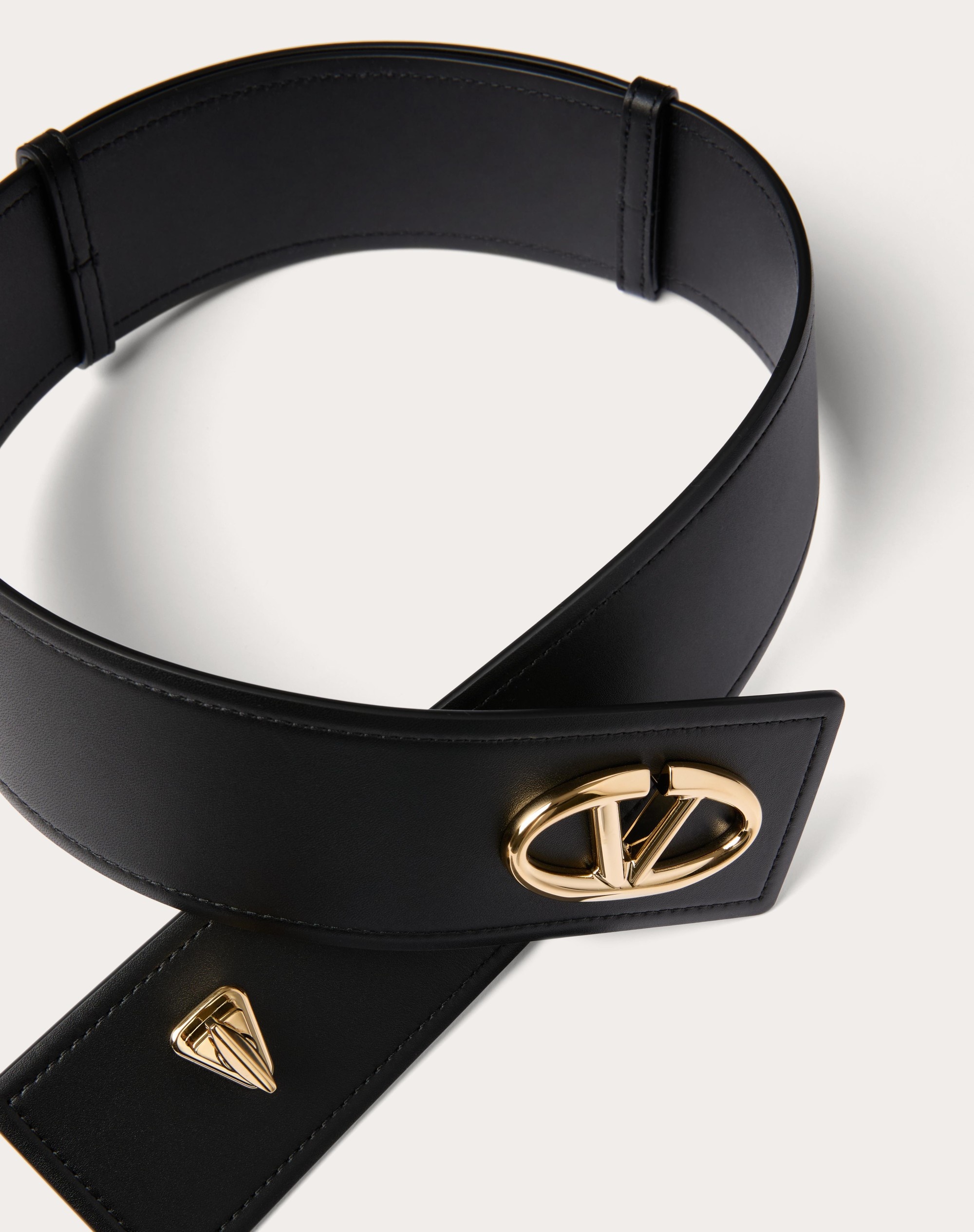 THE BOLD EDITION VLOGO CALFSKIN BELT 60 MM - 2