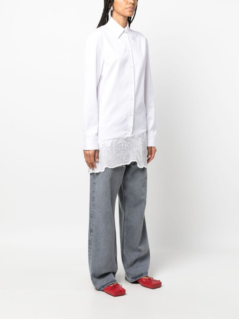crystal-embellished cotton shirtdress 3