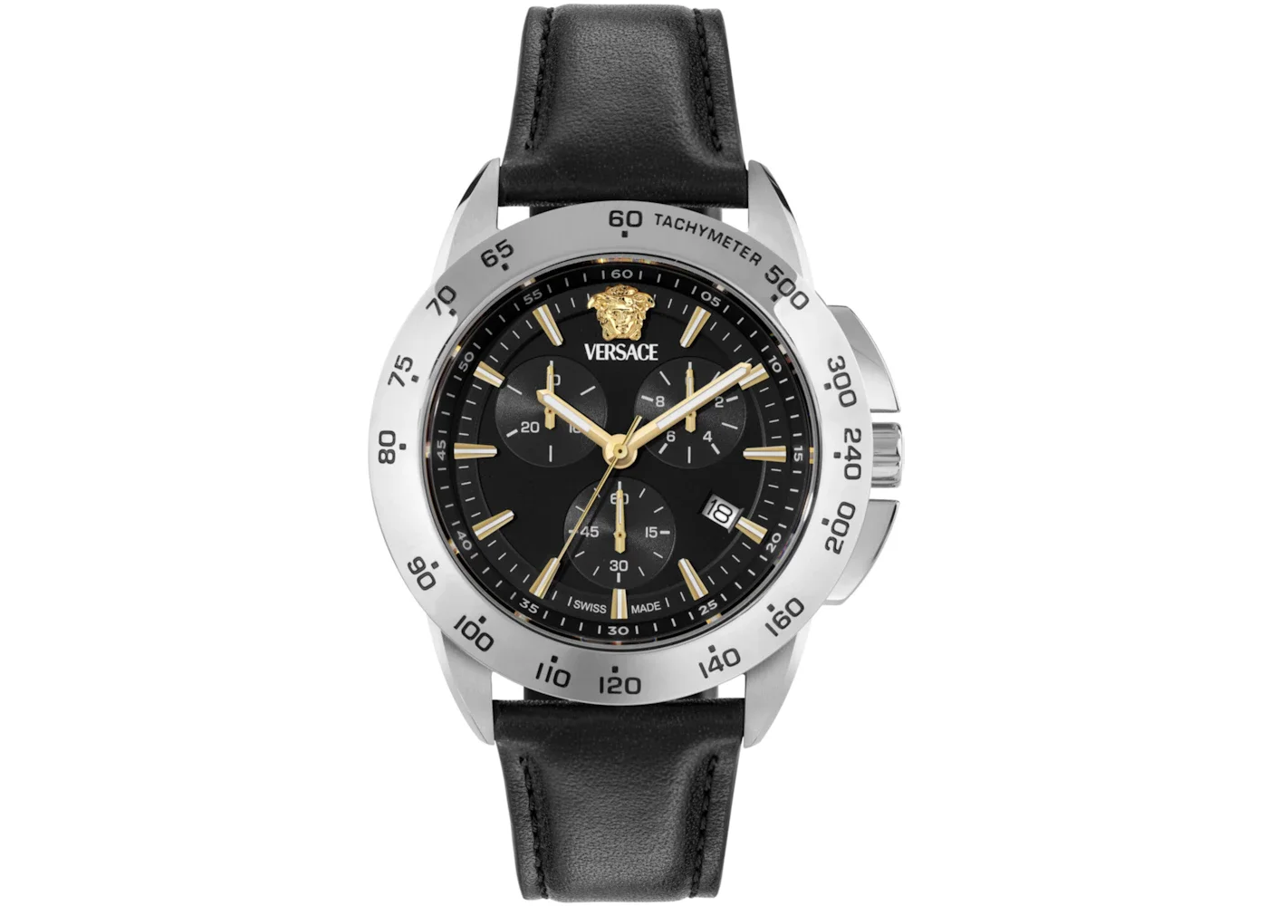 Versace V-Sport Chrono Leather Watch VEKIA0125 - 1
