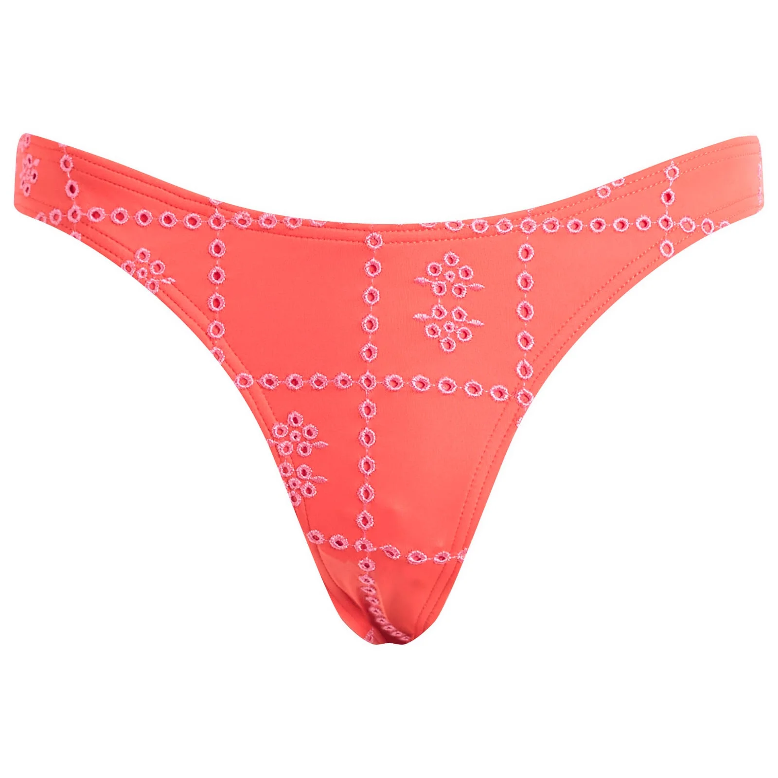 Damson Madder High Leg Bikini Bottoms - 1