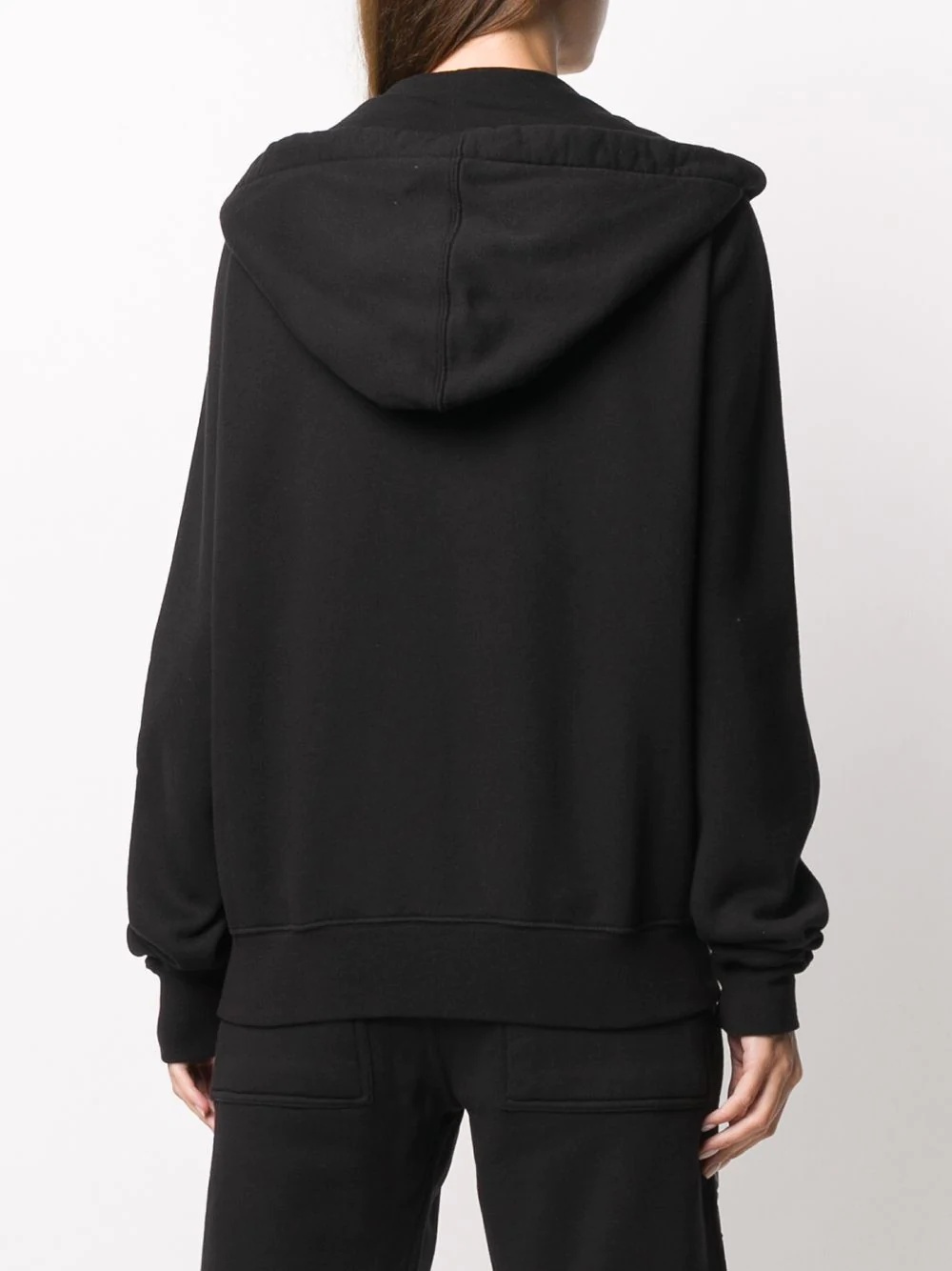 drawstring zipped hoodie - 4