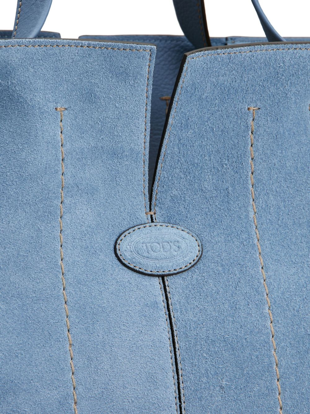 suede tote bag - 3