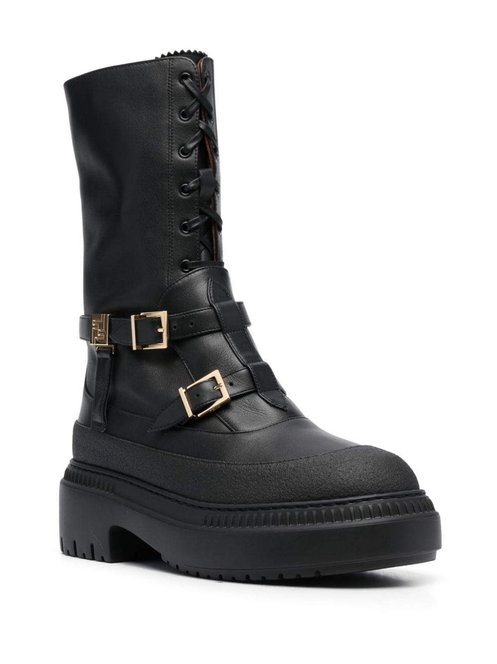 Delfina leather biker boots - 2