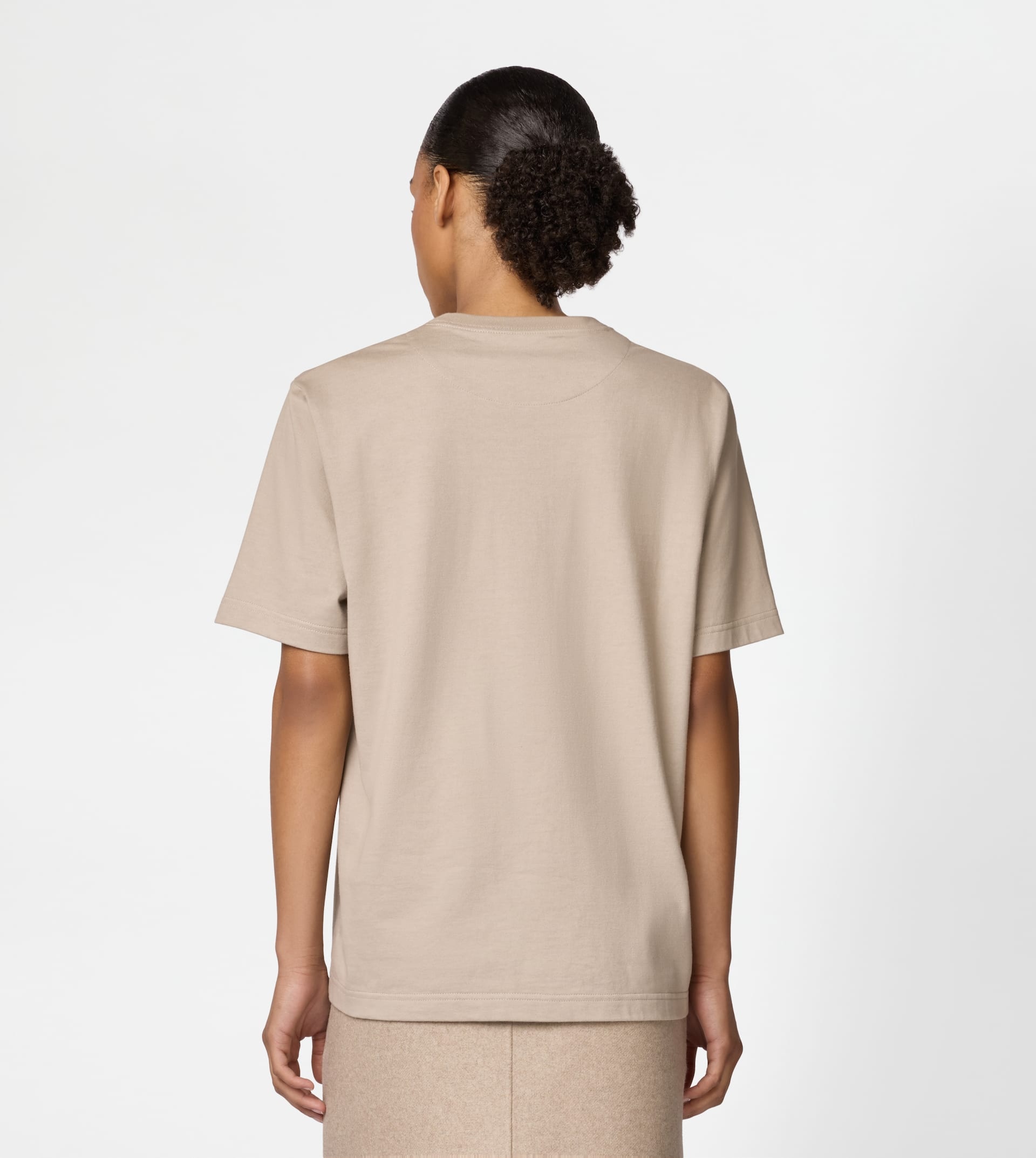 T-SHIRT IN JERSEY - OFF WHITE - 3