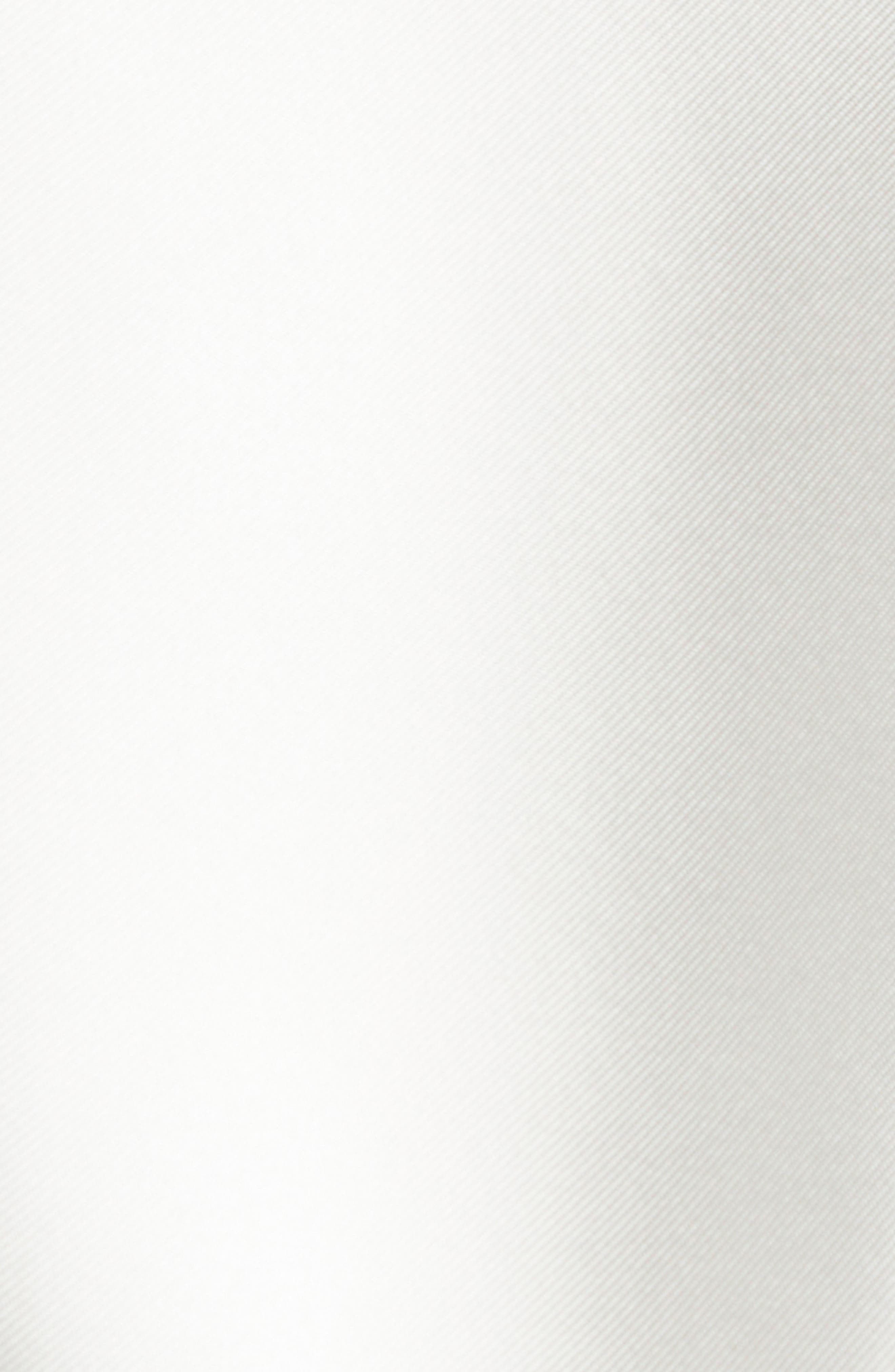 Thom Browne Tie Neck Long Sleeve Silk Top in White at Nordstrom - 6