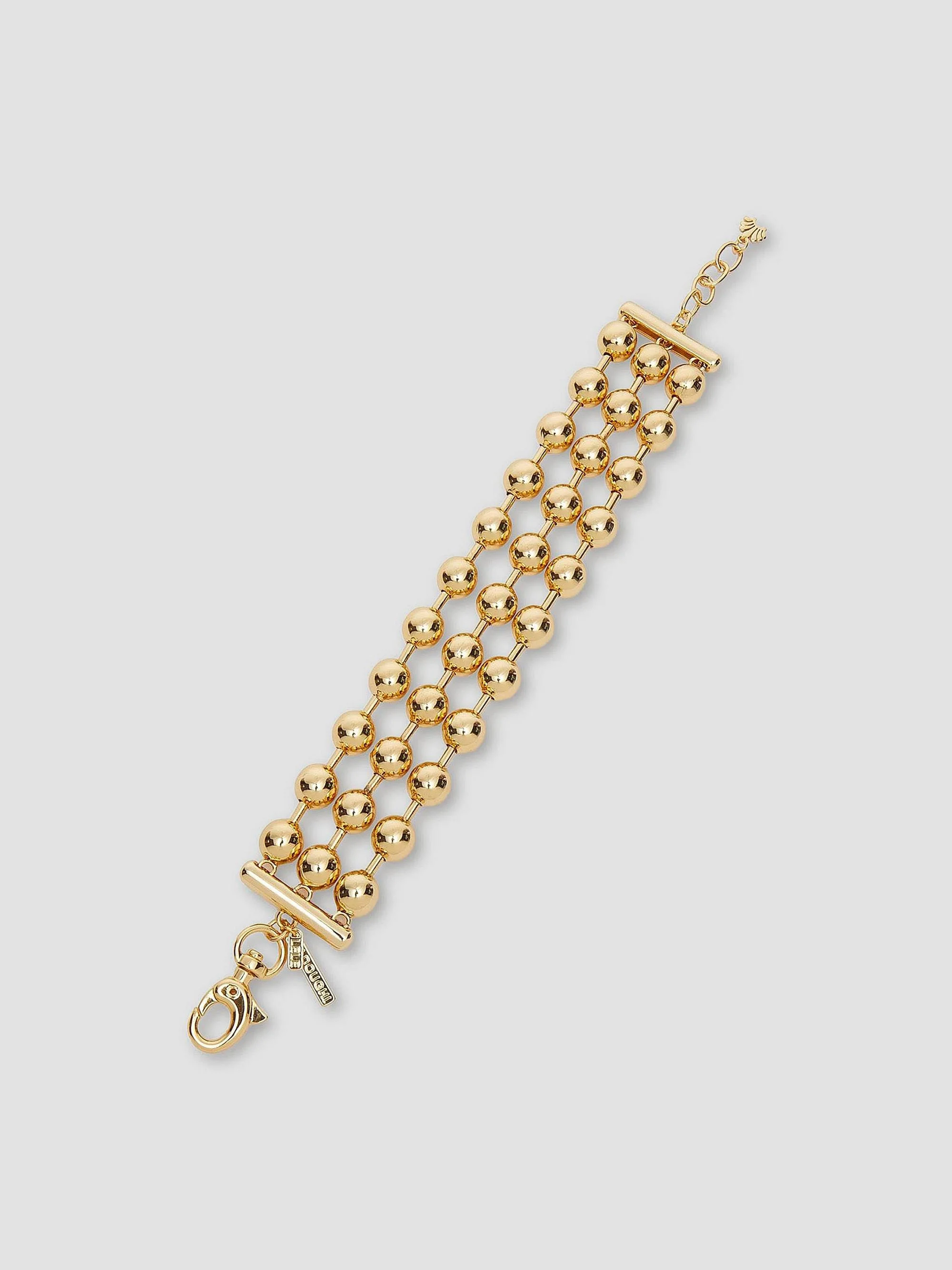 Women's Diana 14K-Gold-Plated Triple-Row Bracelet - Gold - 1