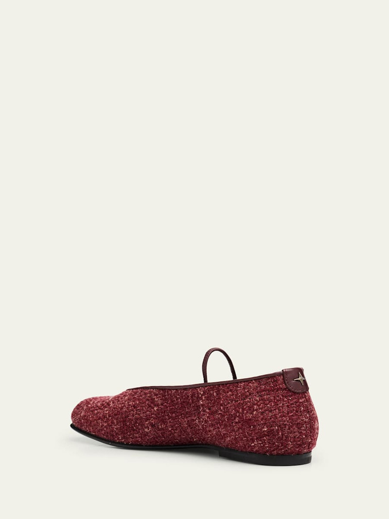 NODALETO Bulla Cara Tweed Ballerina Flats outlook