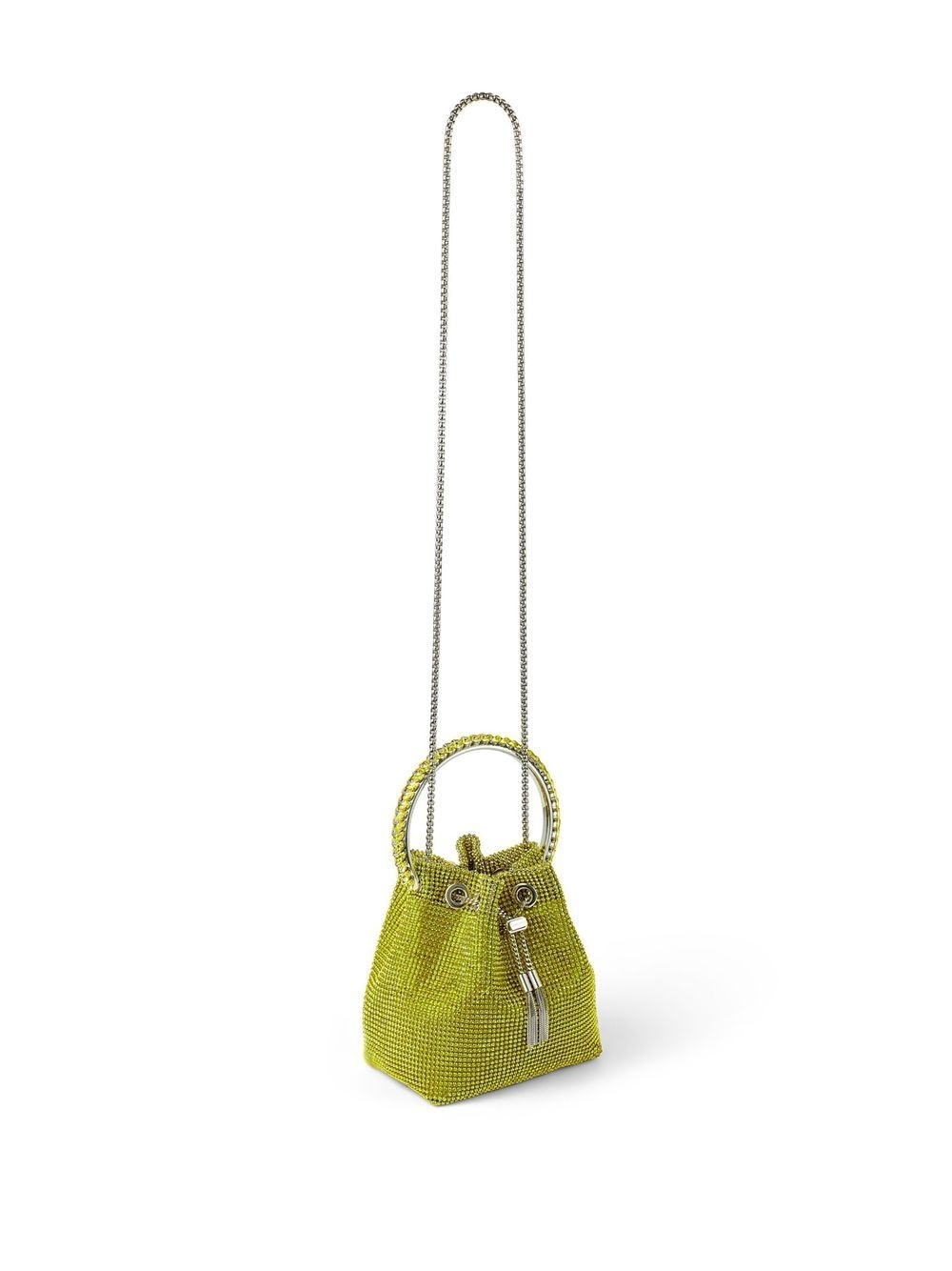 Bon Bob crystal-embellished bucket bag - 6