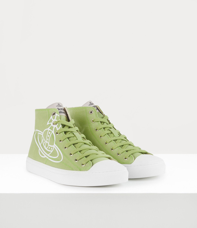 Vivienne Westwood PLIMSOLL HIGH TOP CANVAS TRAINER outlook