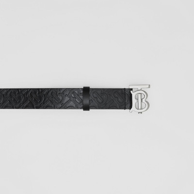 Burberry Monogram Motif Monogram Leather Belt outlook