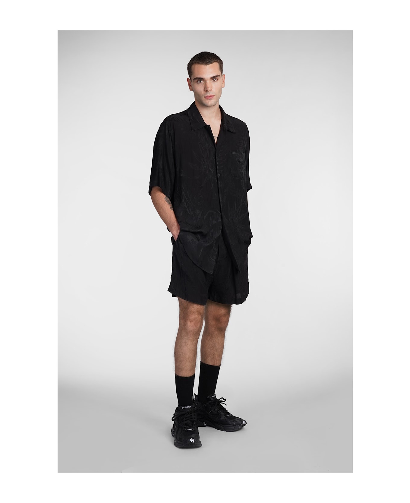 Shirt In Black Silk - 2