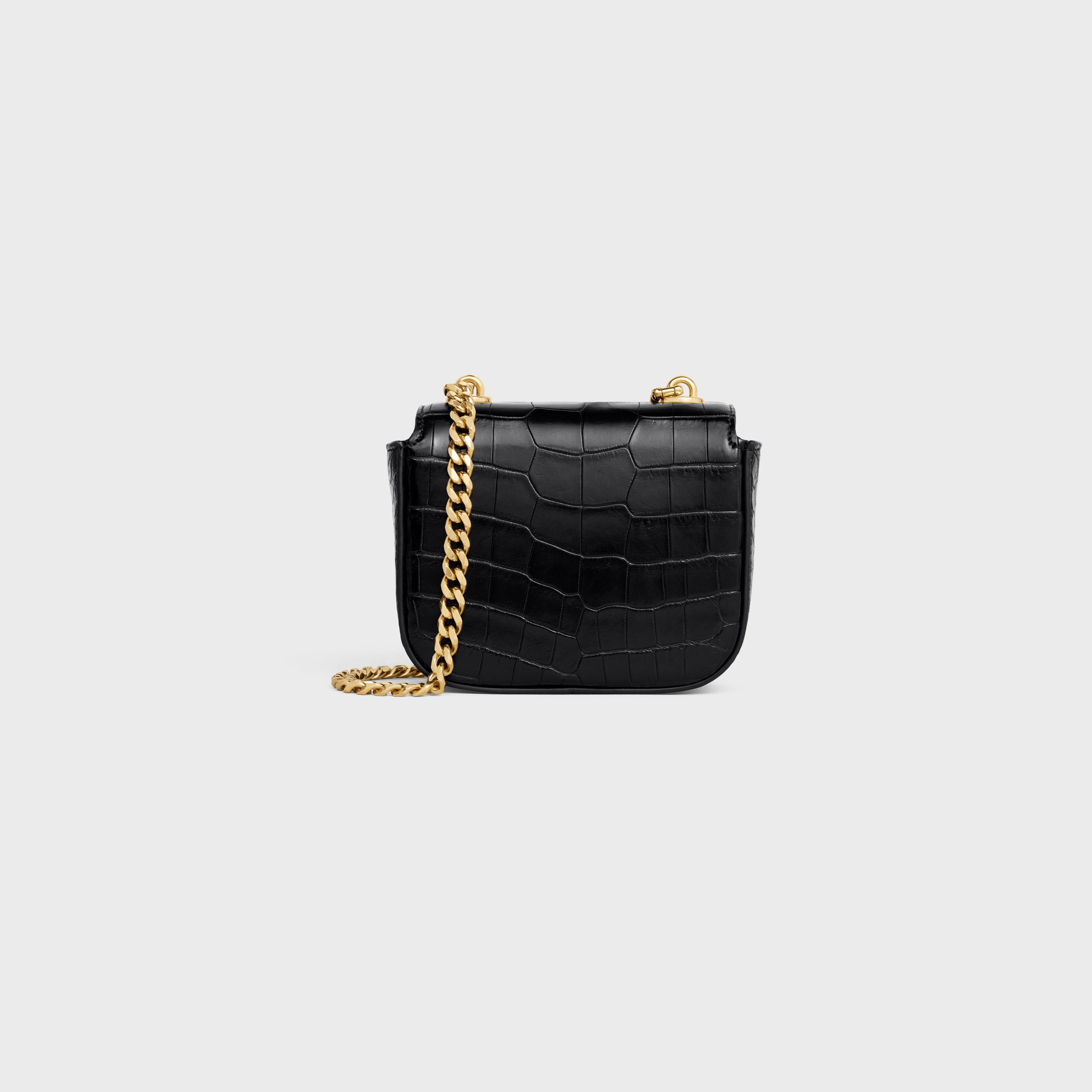 MINI CHAIN CLAUDE in NILOTICUS CROCODILE - 3