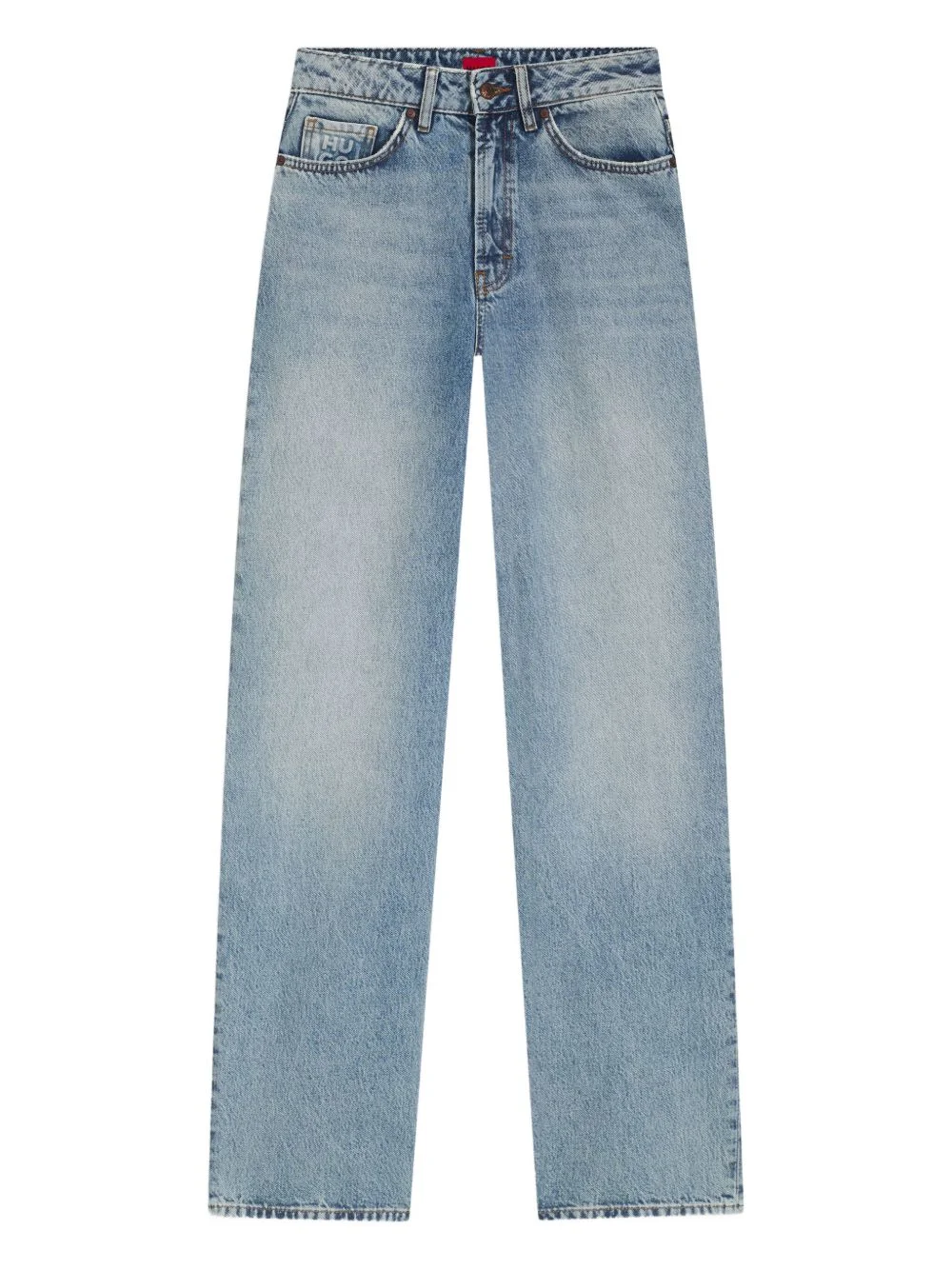 logo-pocket jeans - 1