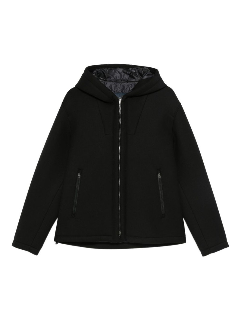 hooded zip-front jacket 1