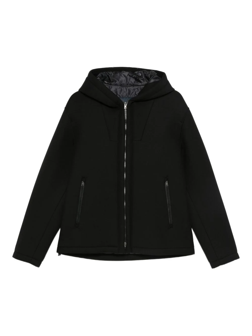 hooded zip-front jacket - 1
