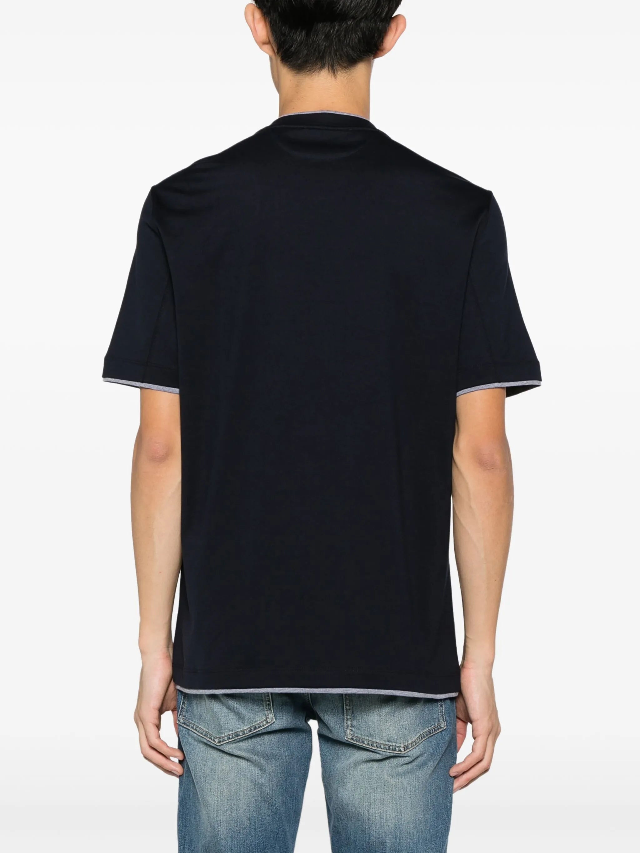 Layered-effect Cotton T-shirt - 2
