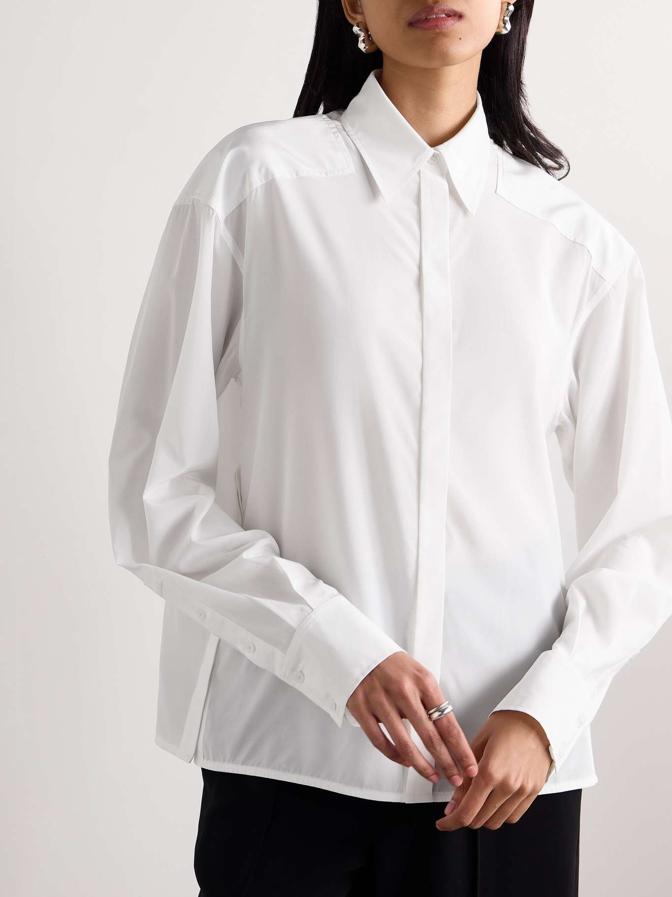 Demi crepe de chine shirt - 3