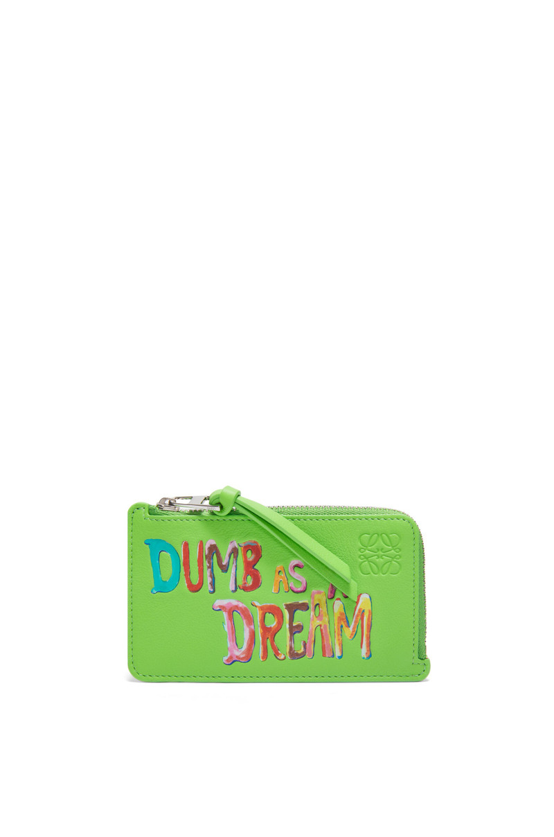 Dumb as a Dream coin cardholder in classic calfskin 1