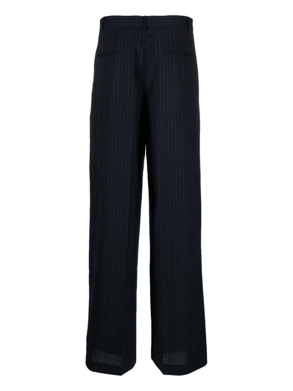 tailored pinstripe-pattern trousers - 2