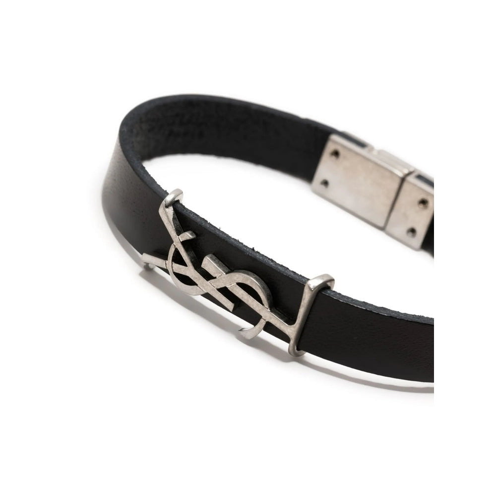 Saint Laurent Black Bracelets Men - 2