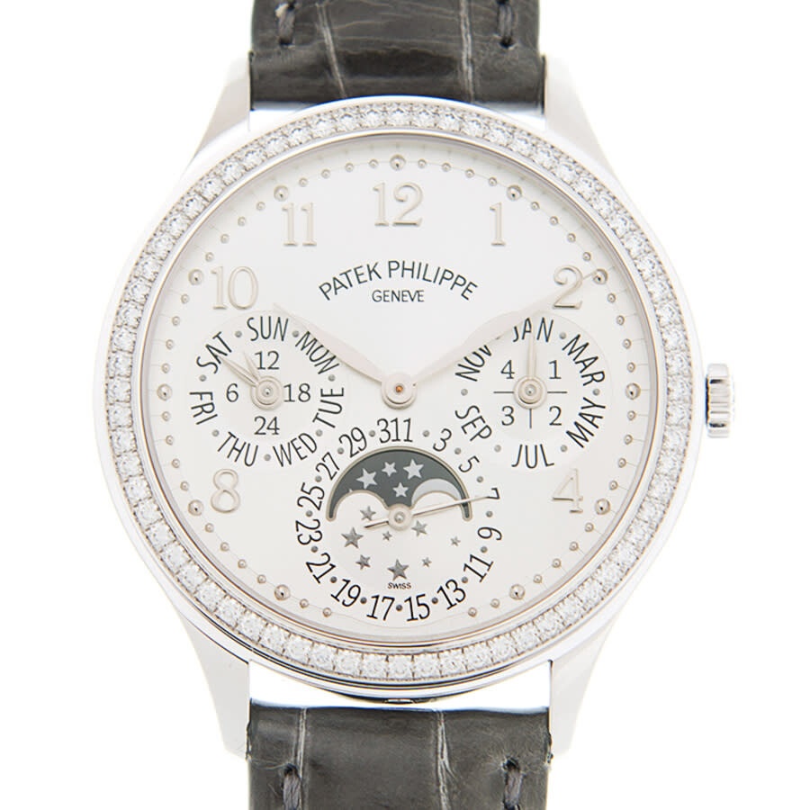 Patek Philippe Grand Complications Perpetual Automatic Diamond White Dial Ladies Watch 7140G-001 - 2
