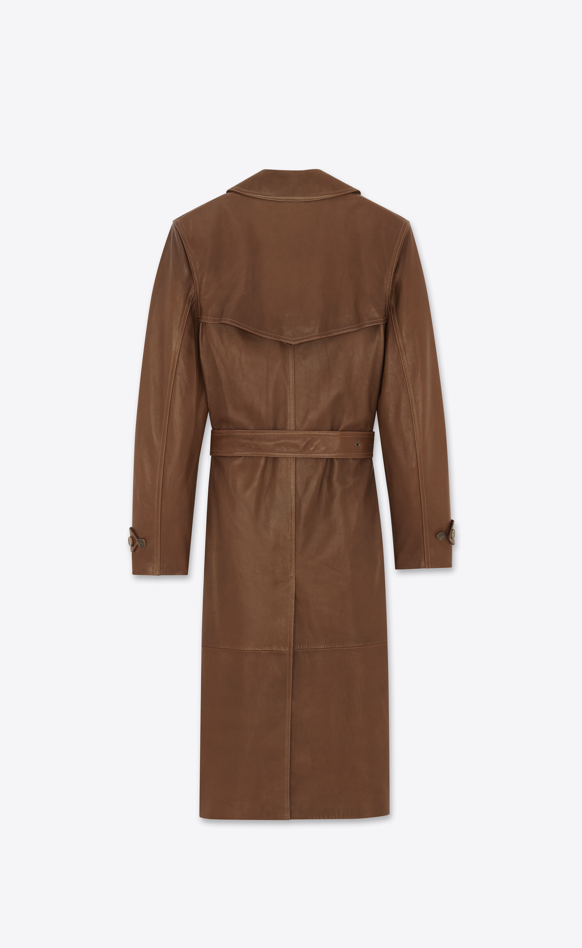 trench-coat in lambskin - 3