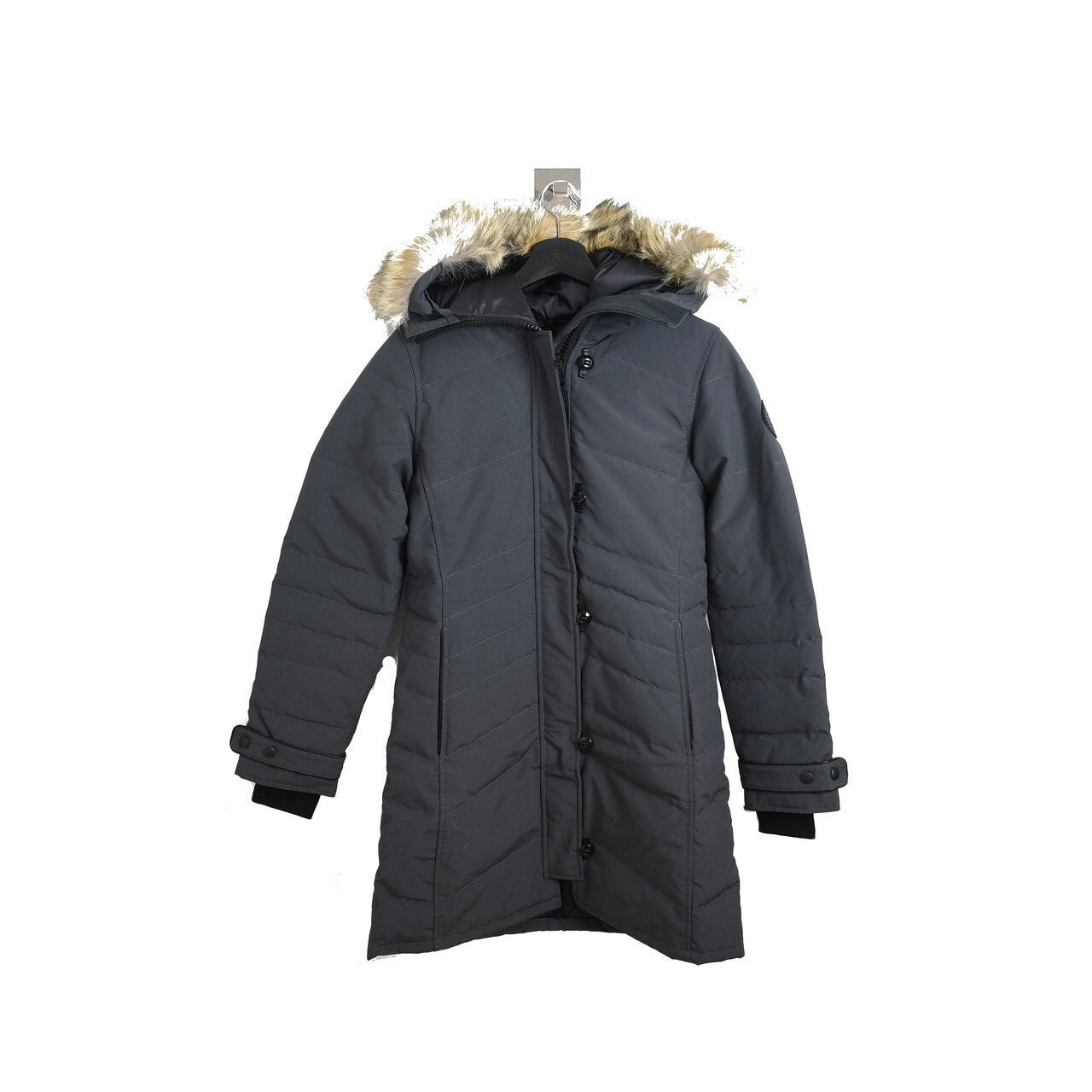Canada Goose Ladies Lorette Parka Black Label Graphite - 1