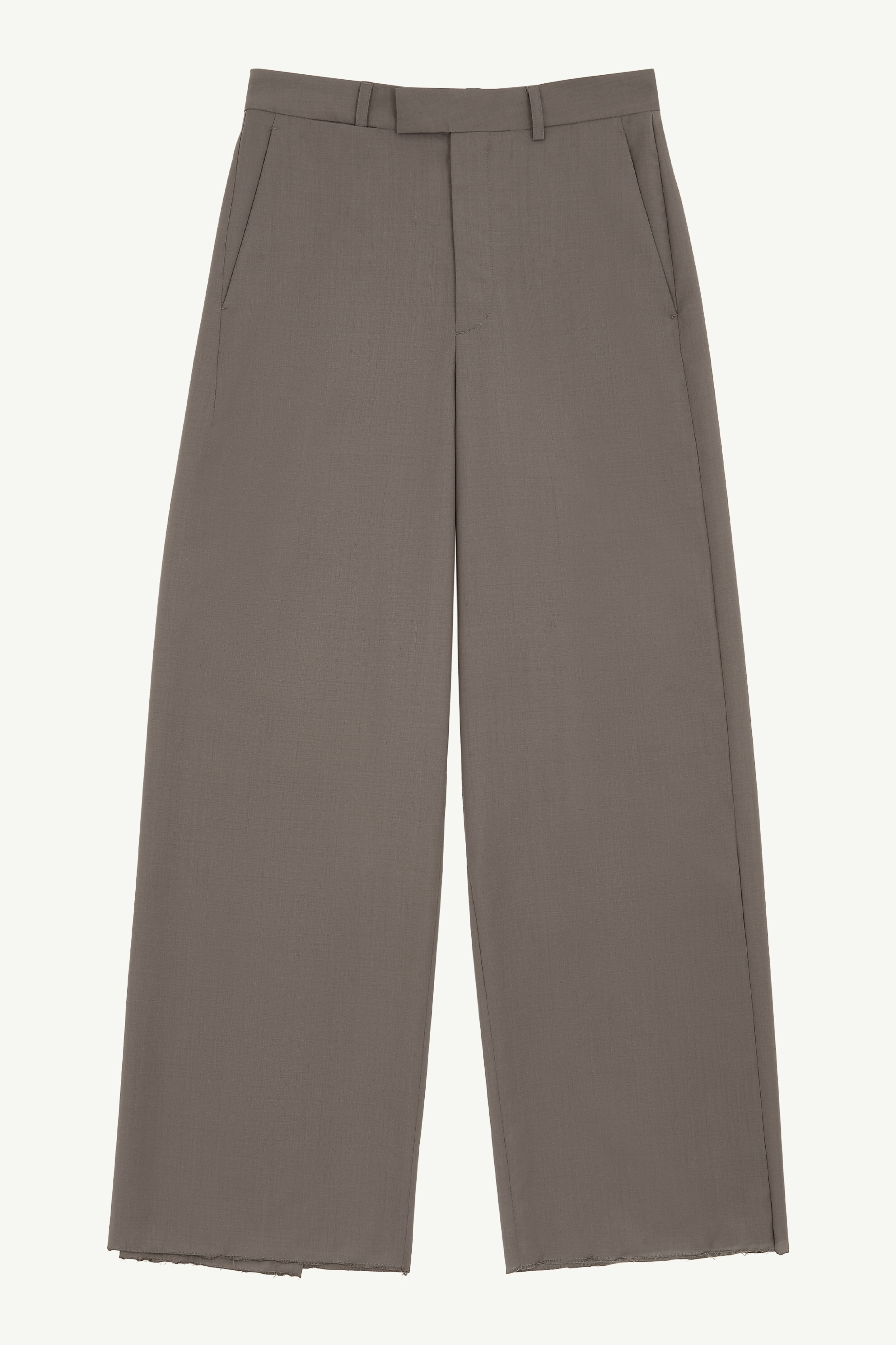 Tailoring Wool Canvas Trousers - 6