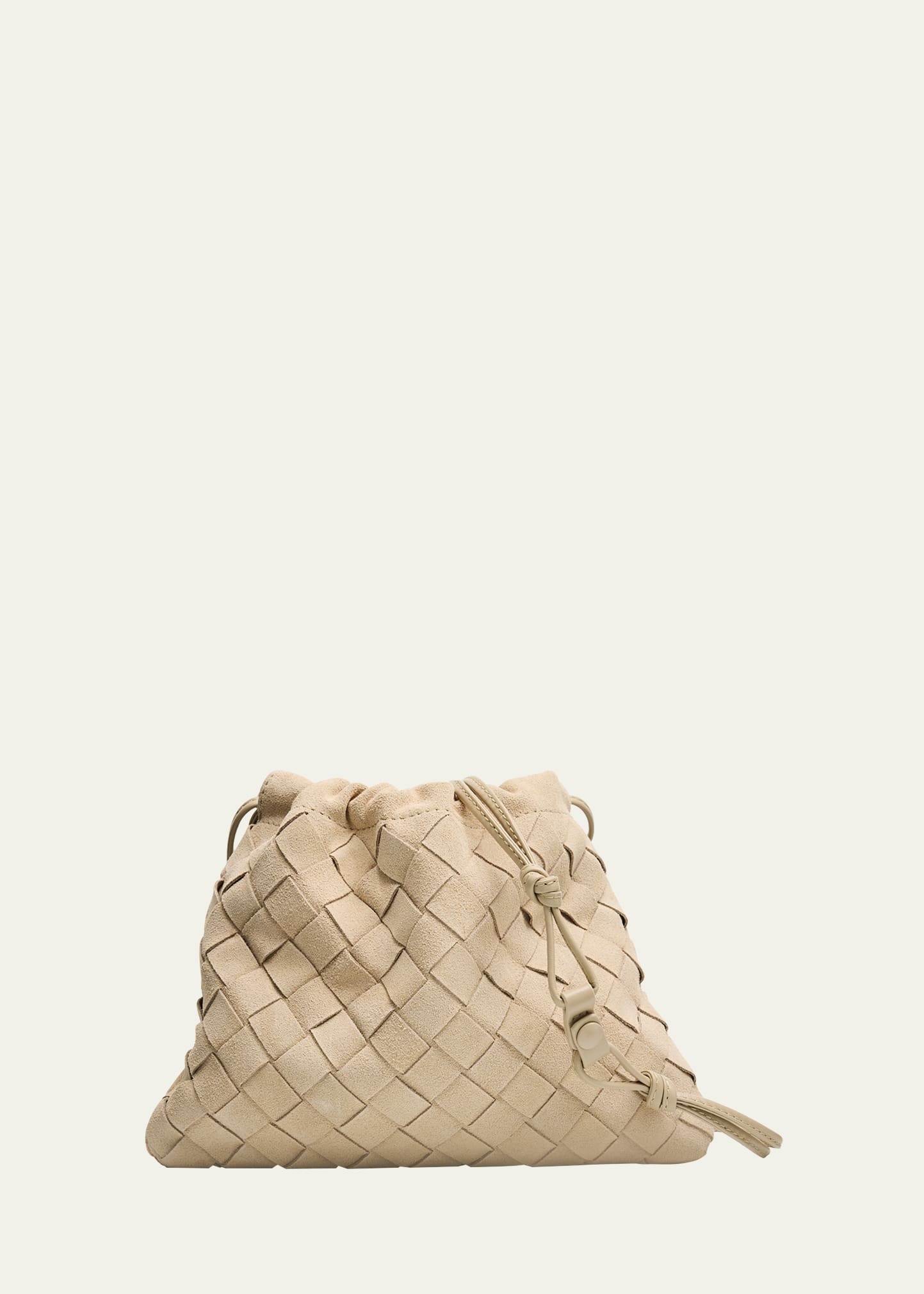 Small Suede Pouch Bag - 1