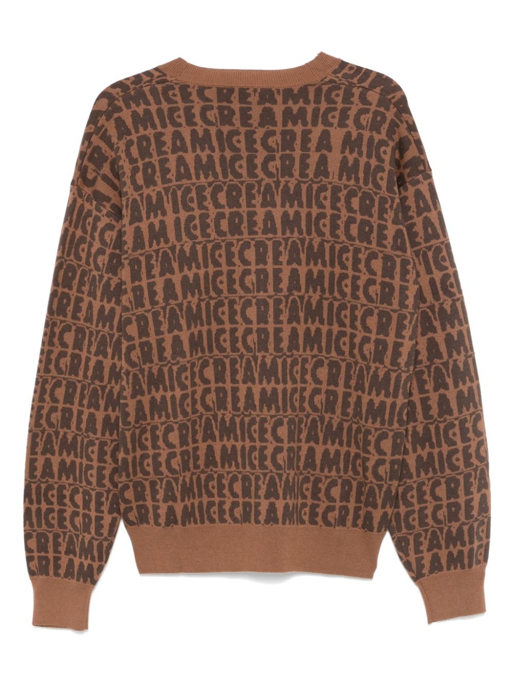 Text Print cardigan - 2