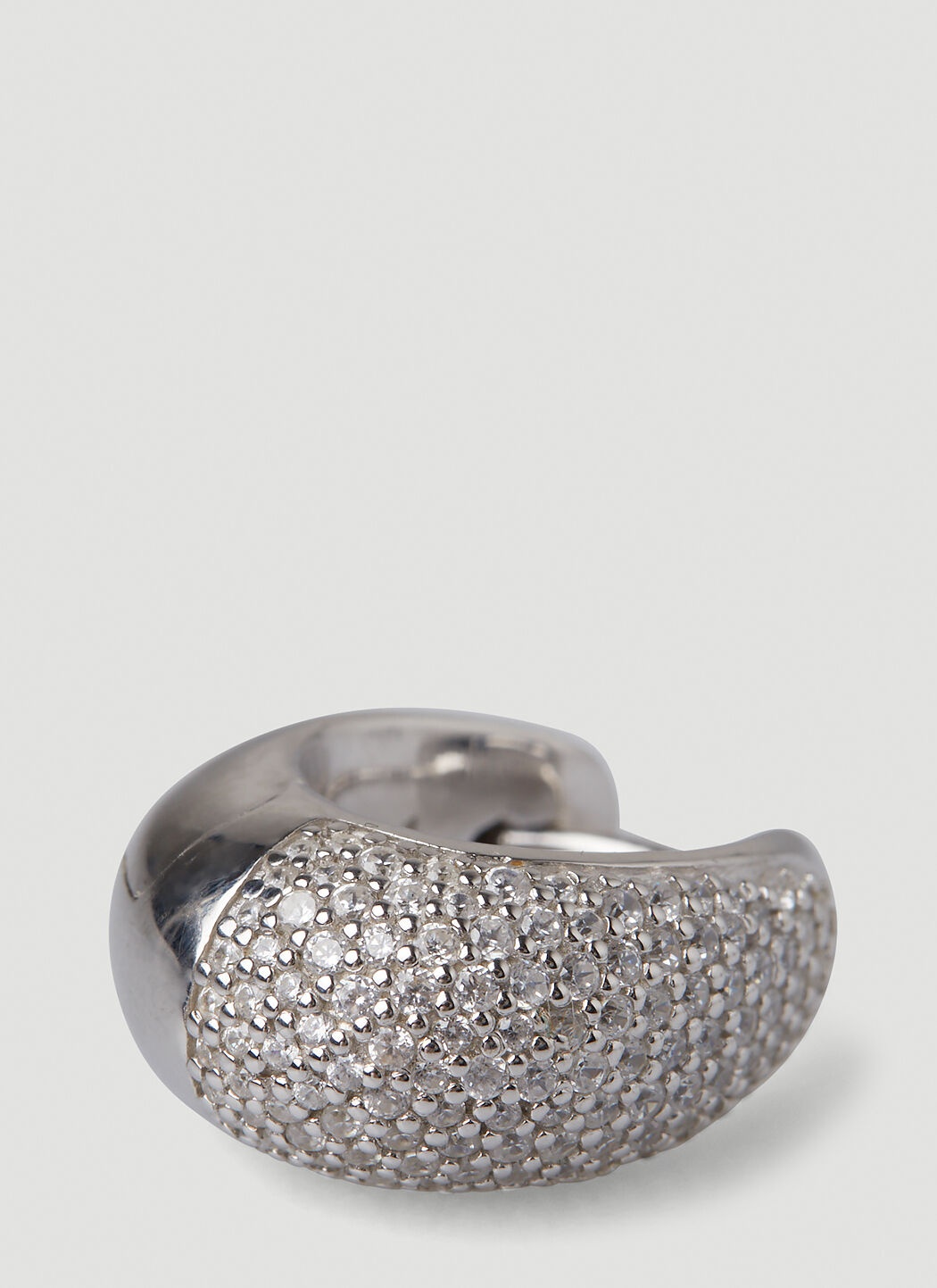 Ice Pavé Small Hoop Earrings - 4