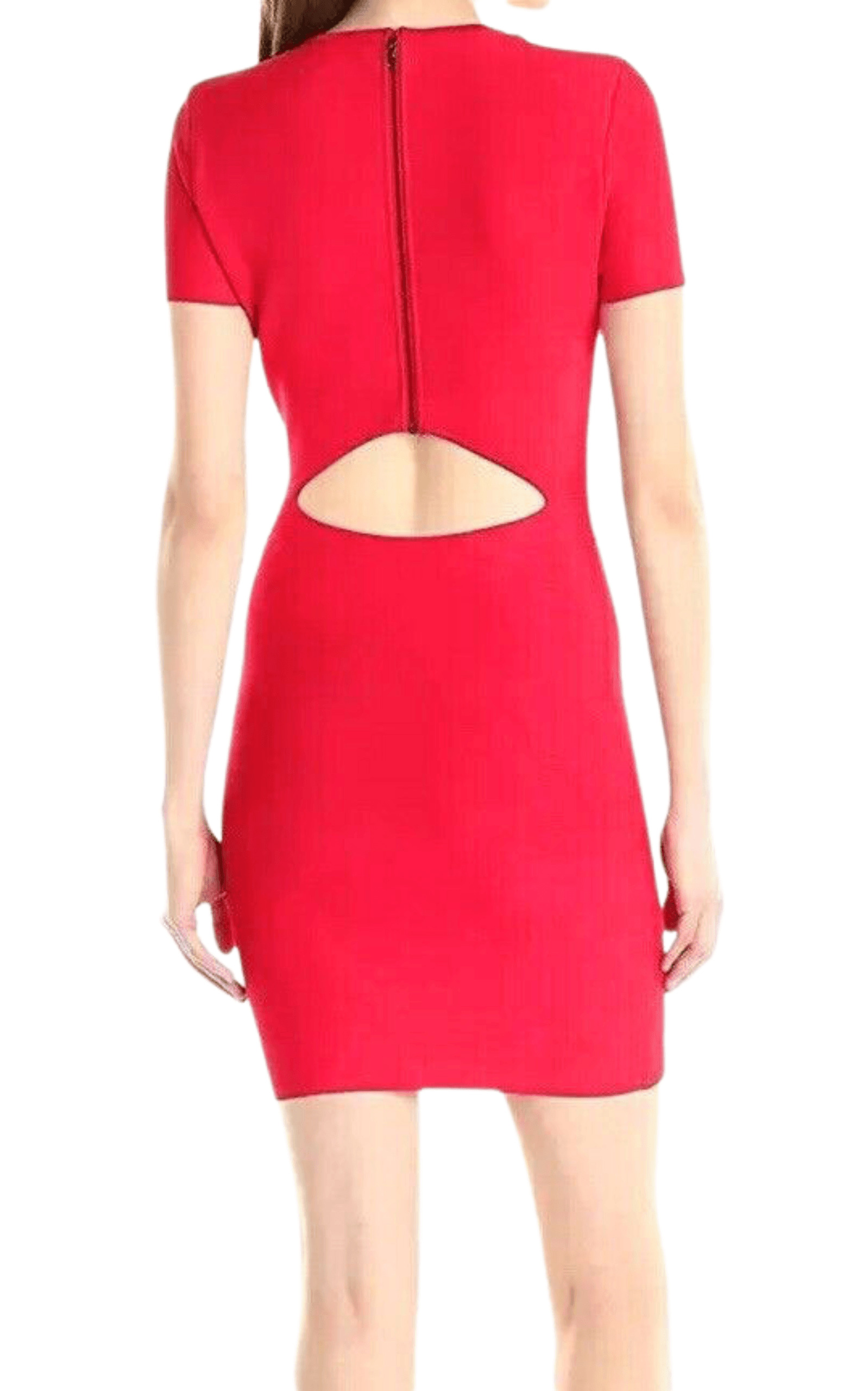BCBGMAXAZRIA - Kaylen Embellished Cutout-Back Dress - 5