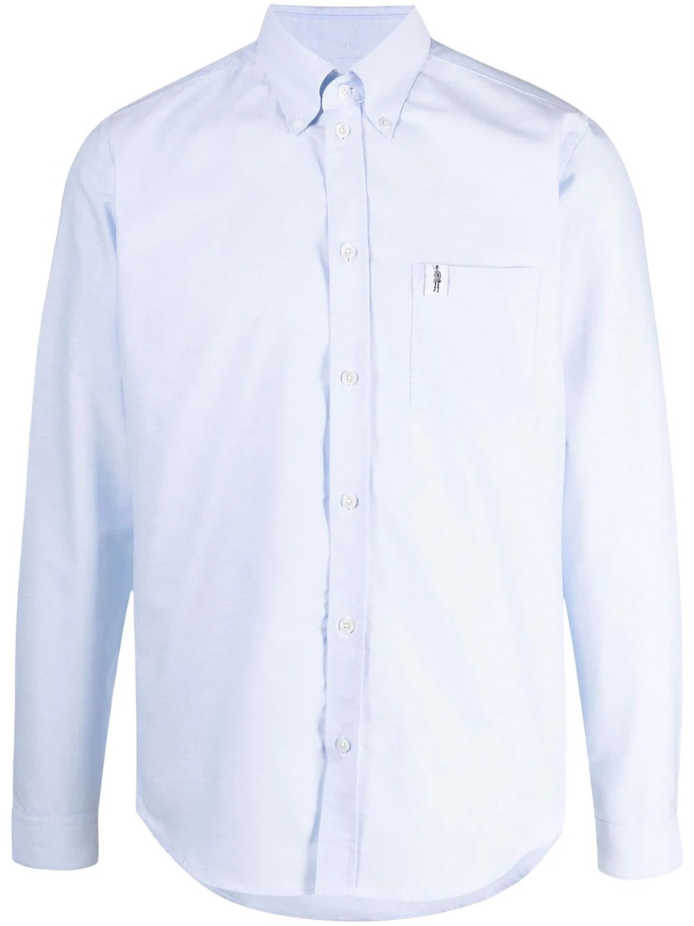 long-sleeve button-fastening shirt - 1