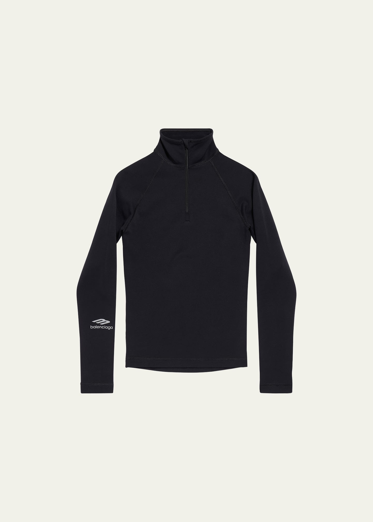 Men's Ski Logo Print Thermal Base Layer Shirt - 1