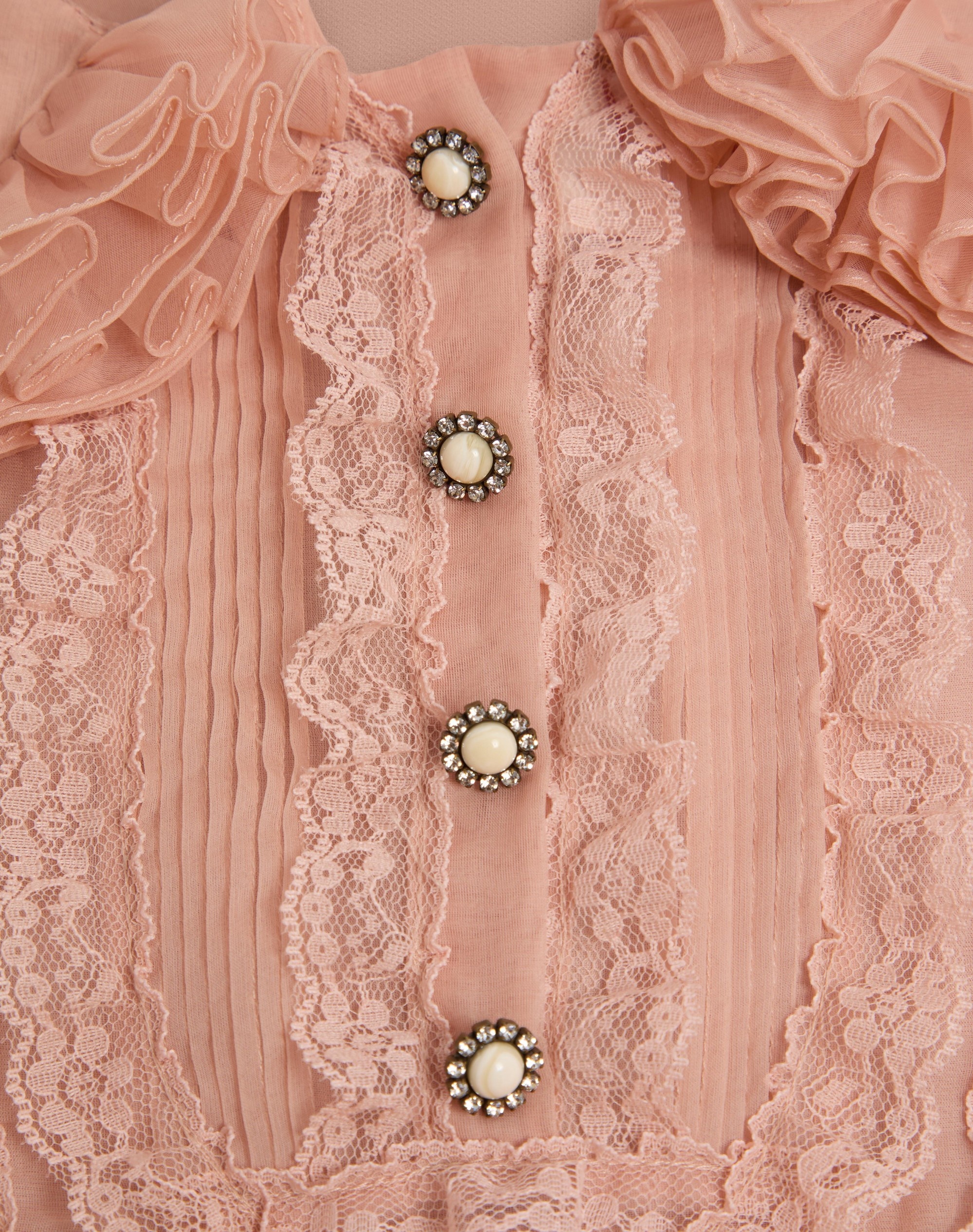 EMBROIDERED CREPE COUTURE SHORT DRESS - 10