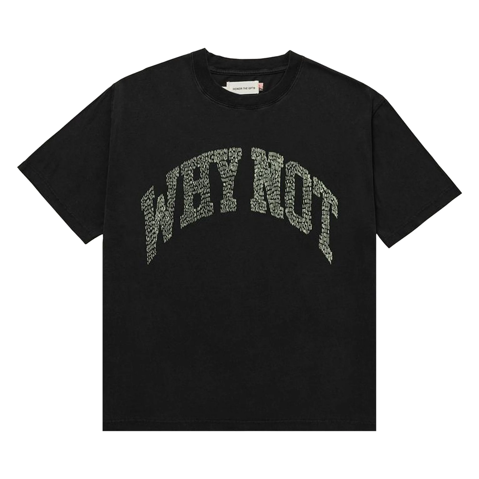 Honor The Gift Why Not Short-Sleeve Tee 'Black' - 1
