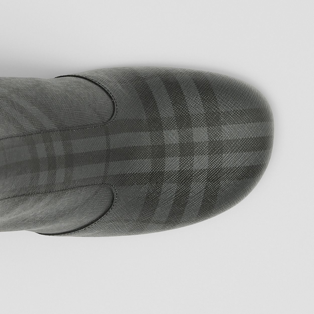 Vintage Check Block-heel Ankle Boots - 2