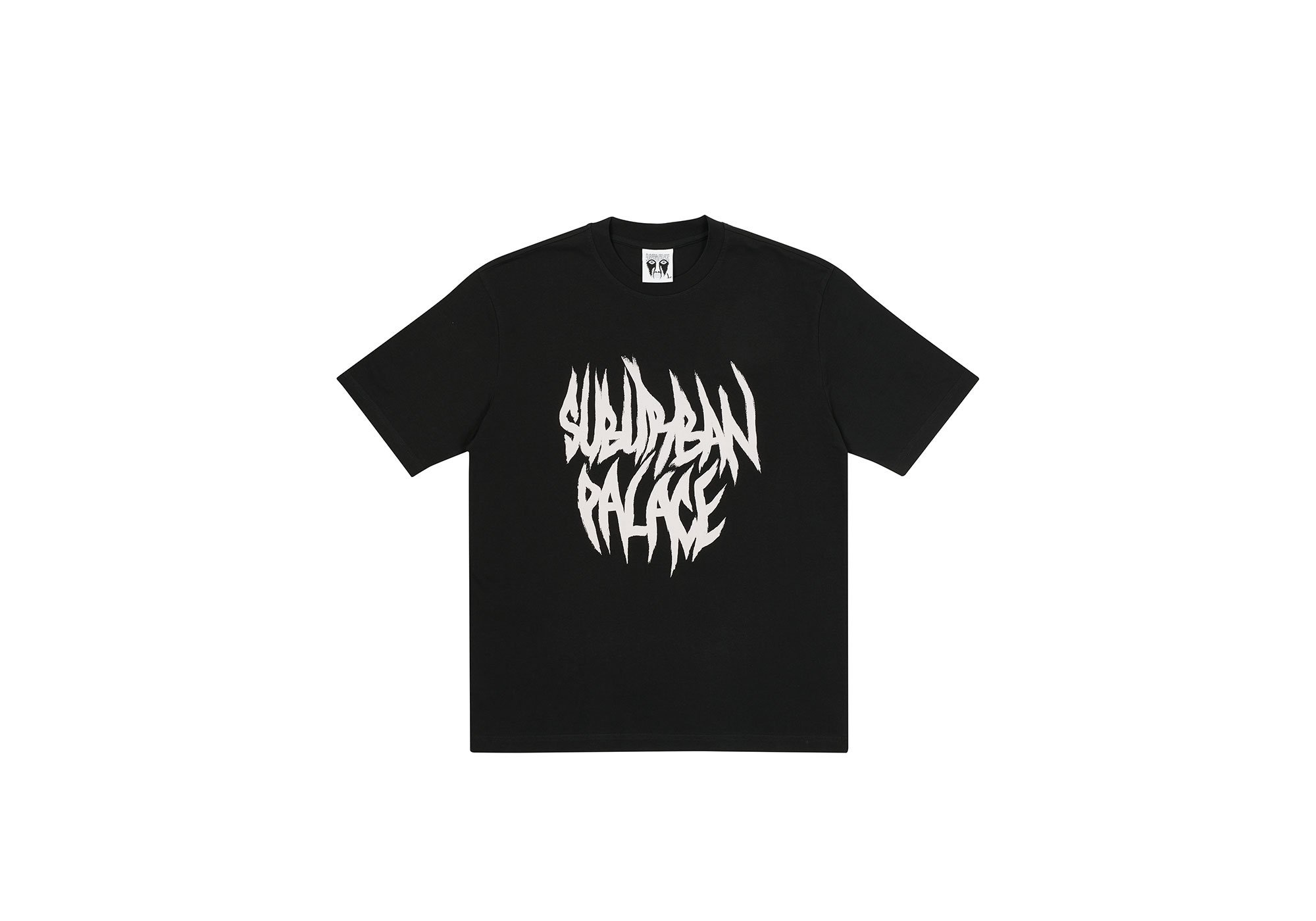 PALACE SUBURBAN BLISS PAINTBRUSH T-SHIRT BLACK - 1