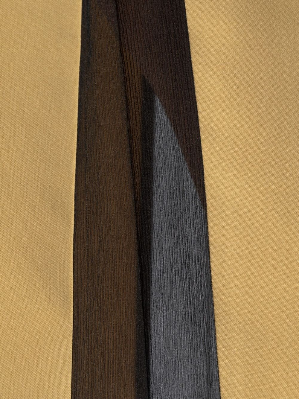 pleated colour contrast skirt - 5