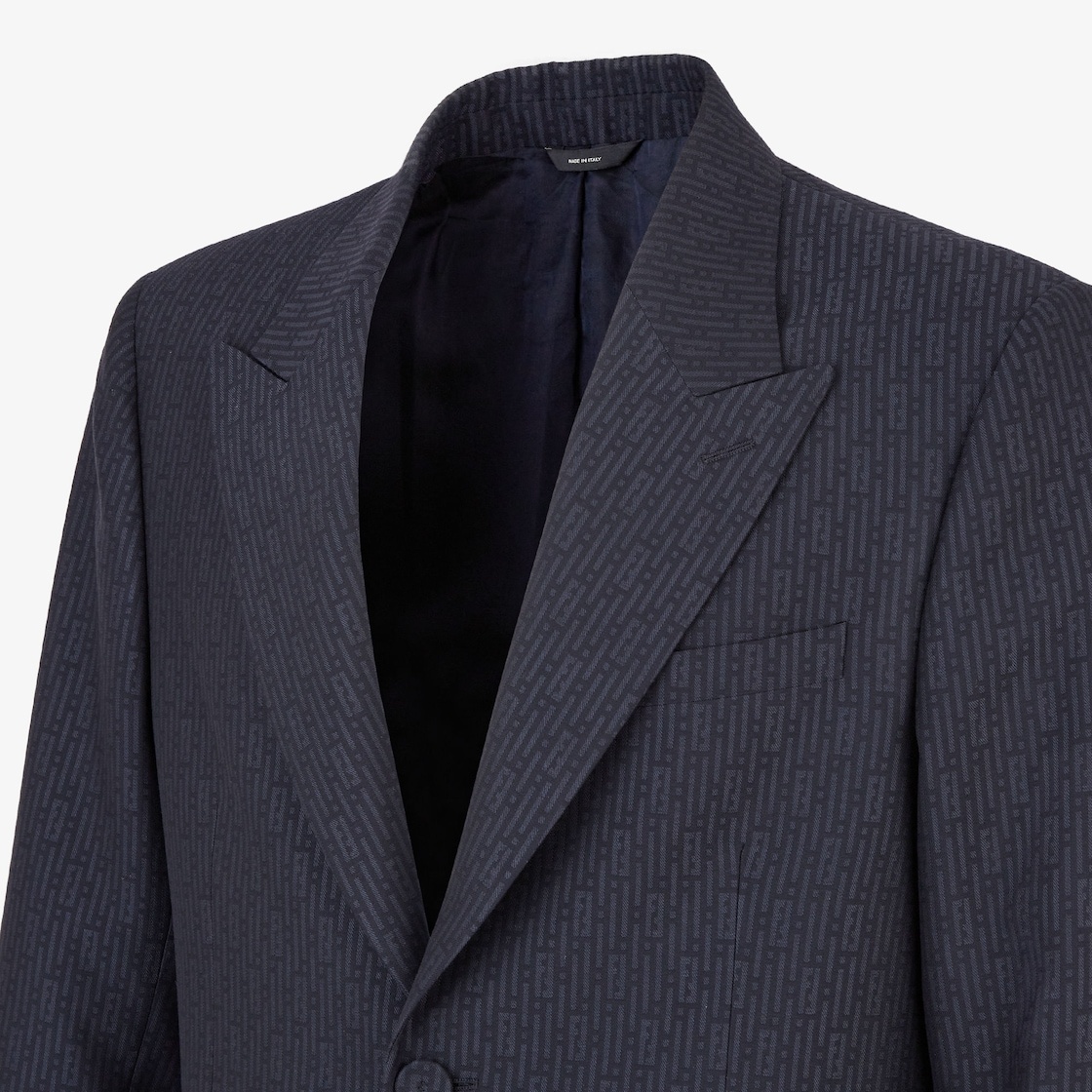 【送料&関税込】Fendi Ff Stripes Jacquard Wool Blazer Fendi Ff Stripes Jacquard Wool Blazer | italist