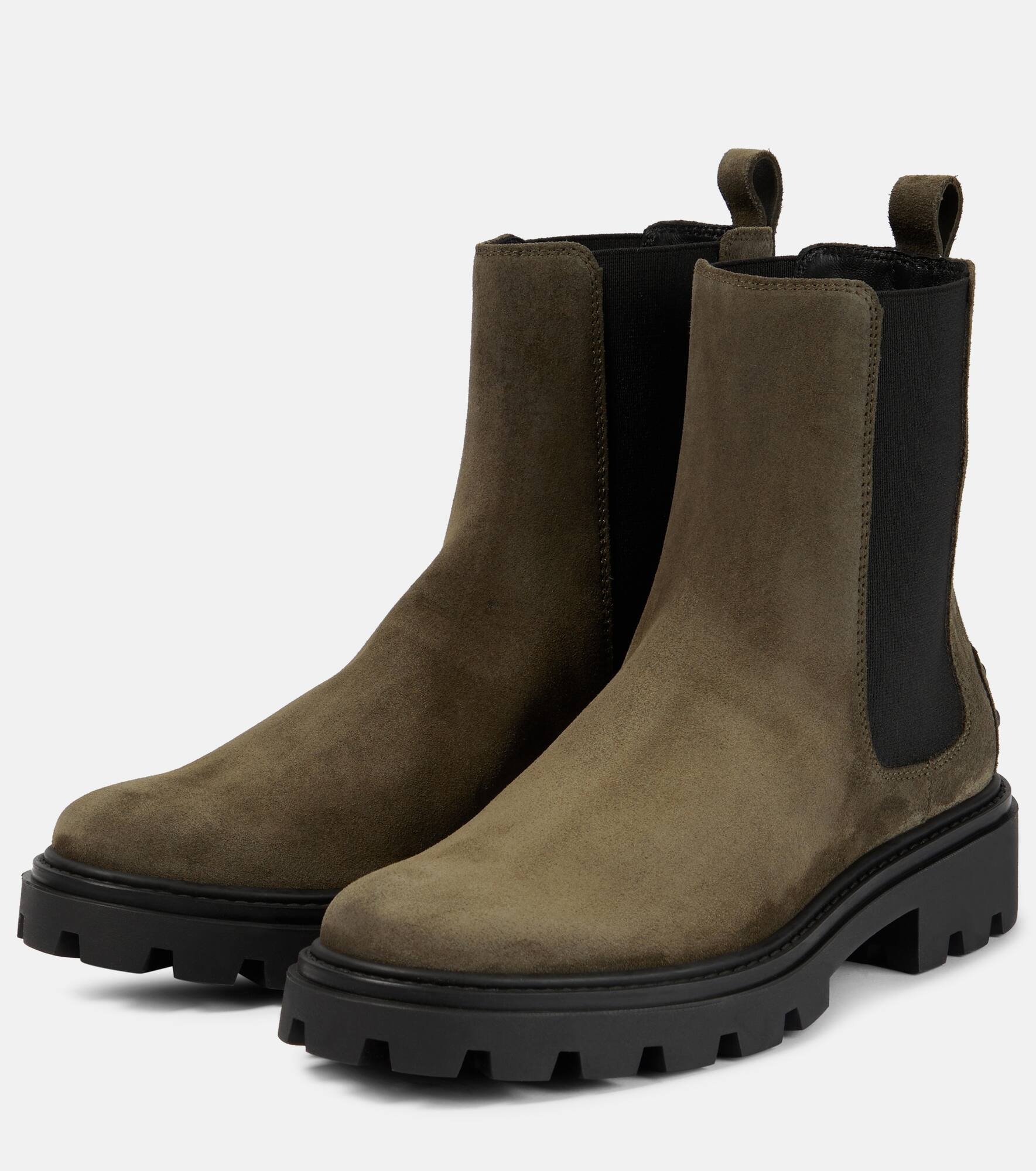 Suede Chelsea boots - 5