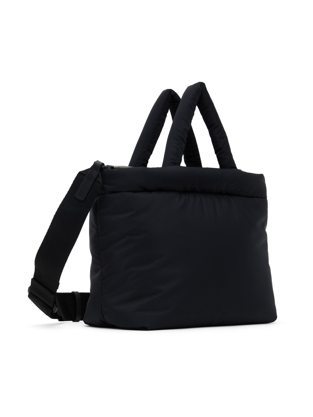 Black Puff E/W Tote Bag - 3