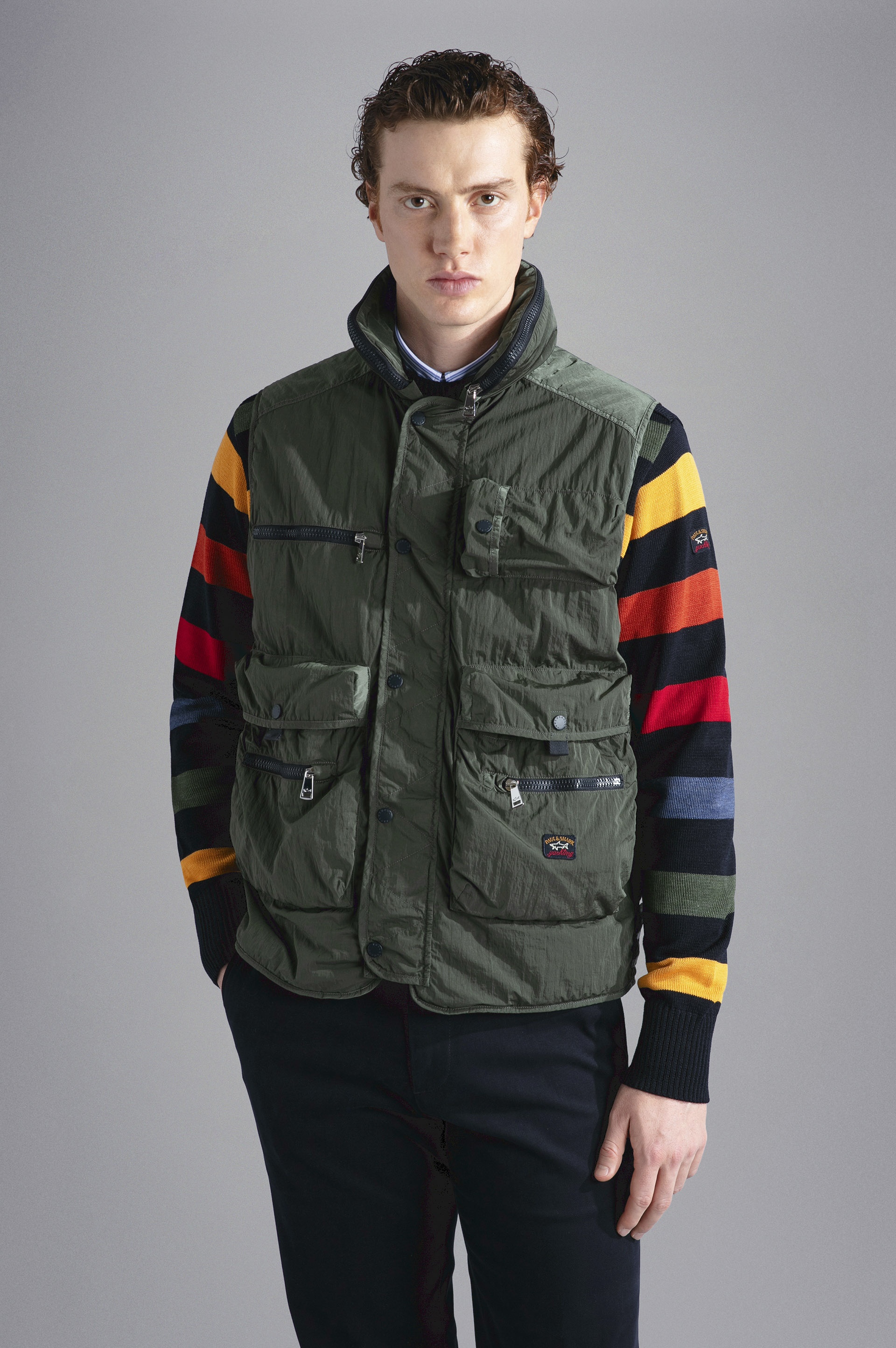 MULTI-POCKETS NYLON ECONYL® VEST - 5