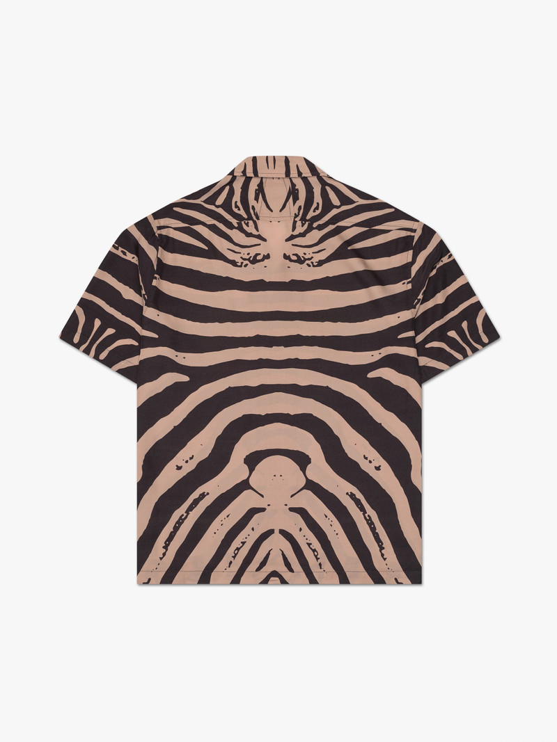 Rhude ZEBRA SILK BUTTON DOWN outlook