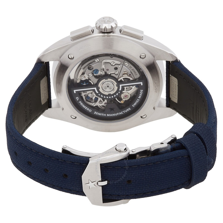 Zenith Pilot Big Date Flyback Automatic Blue Dial Men's Watch 03.4000.3652/51.I003 - 3