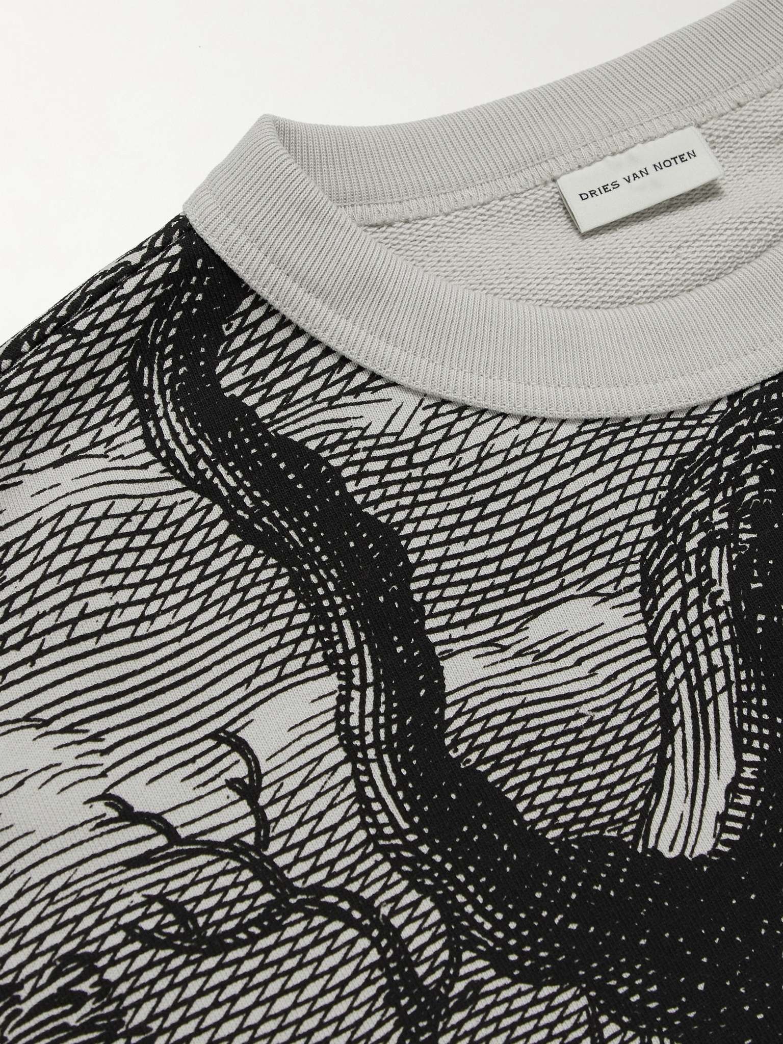 Oversized Printed Cotton-Jersey Sweatshirt - 5