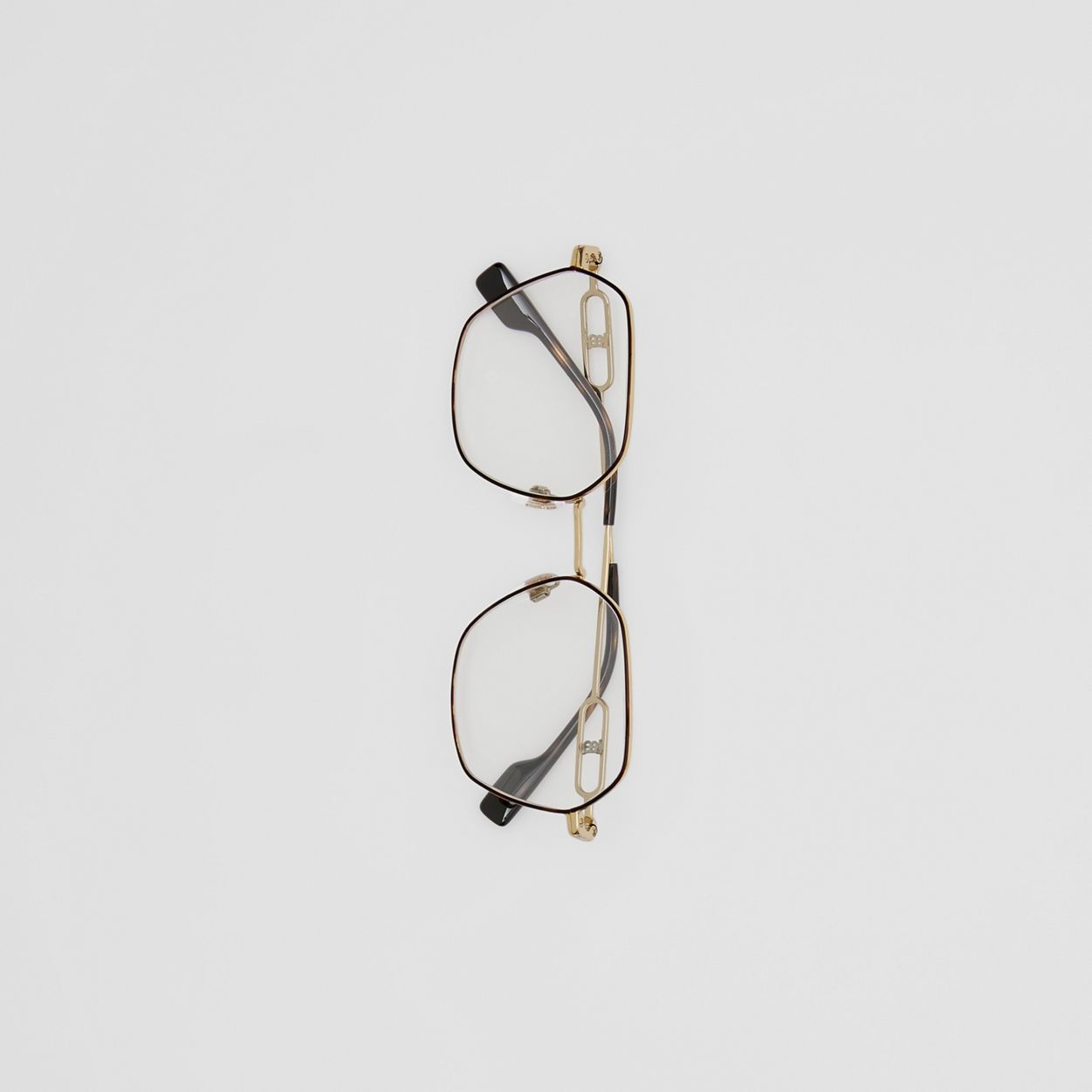 Chain-link Detail Geometric Optical Frames - 4