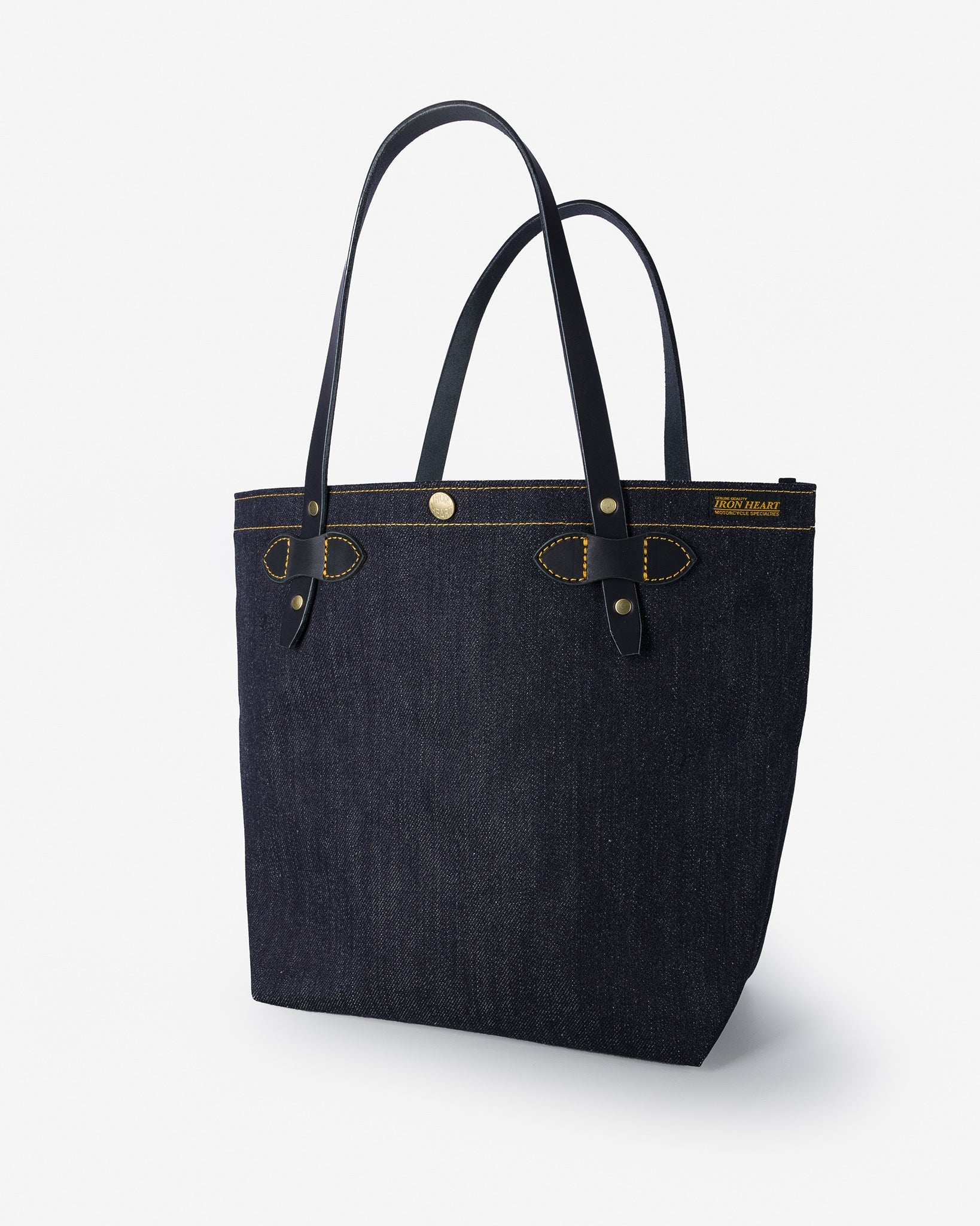 IHE-49-IND 25oz Selvedge Denim Tote Bag - Indigo - 3